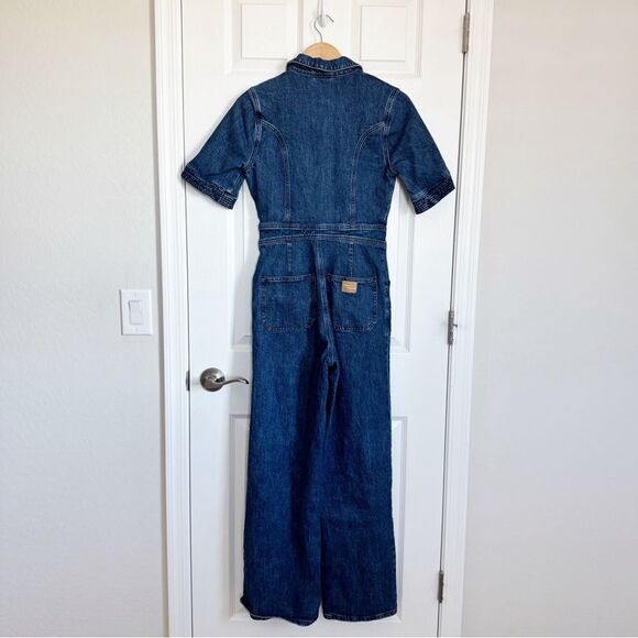 NEW Anthropologie Seventy + Mochi Elodie Denim Jumpsuit Size 2 - Picture 15 of 16